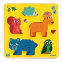 PUZZLE INCASTRO - ANIMALI DEL BOSCO